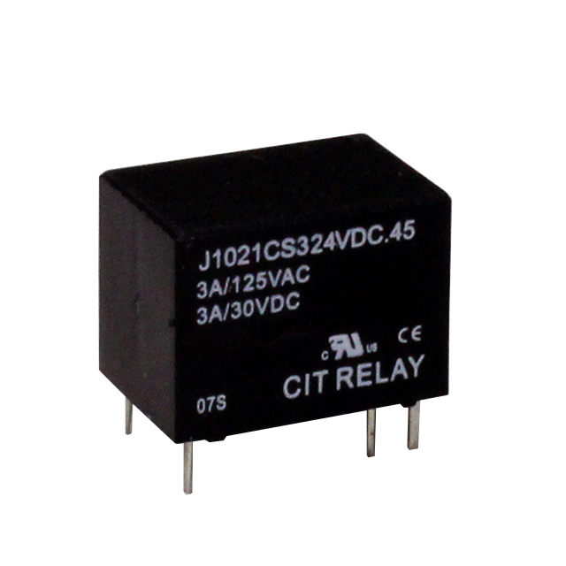 J1021CS324VDC.45 CIT Relay and Switch  Power Relays Over 2 Amps